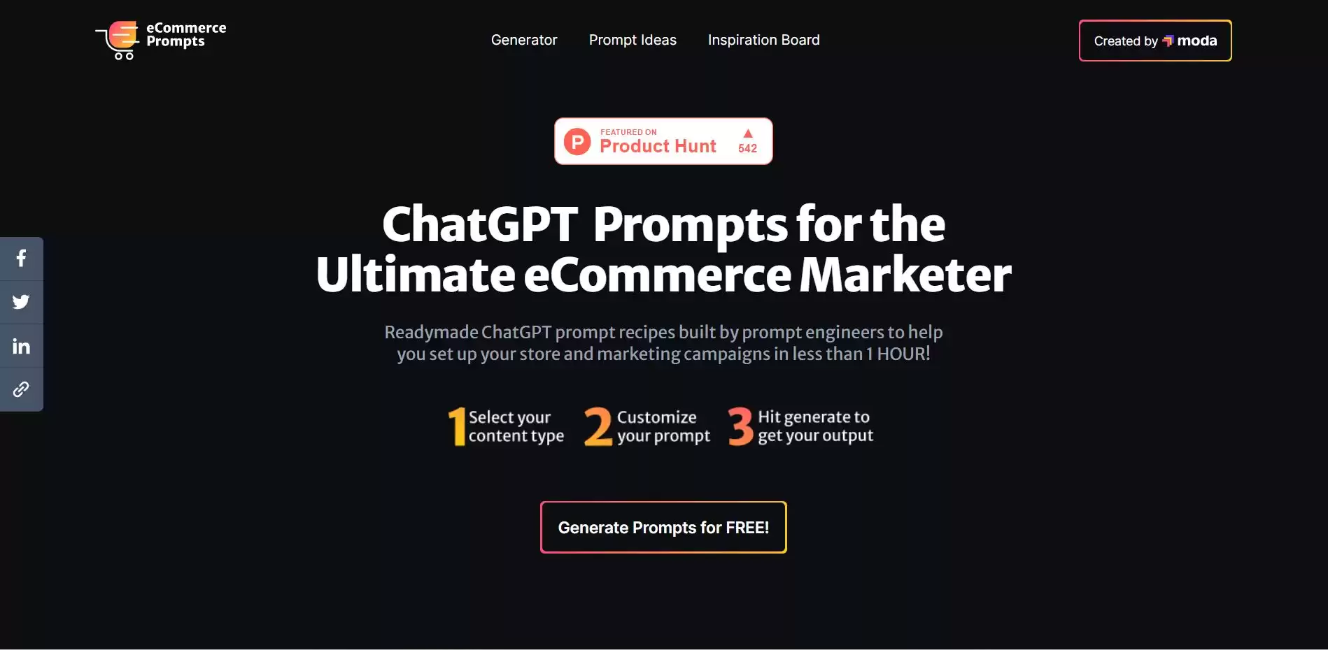 ECommerce Prompt Generator - Best AI Tool Core Feature and R